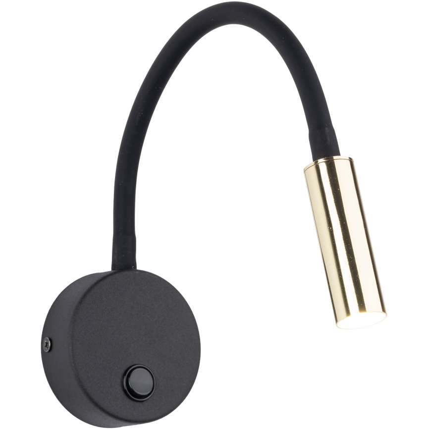LED Wandlamp LAGOS 1xG9/3W/230V 4000K zwart/goud