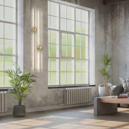 LED-wandlamp LANA LED/12W/230V 4000K mat goud