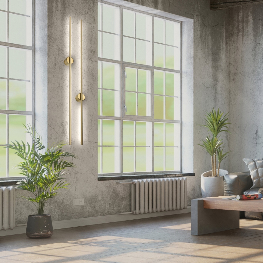 LED-wandlamp LANA LED/12W/230V 4000K mat goud