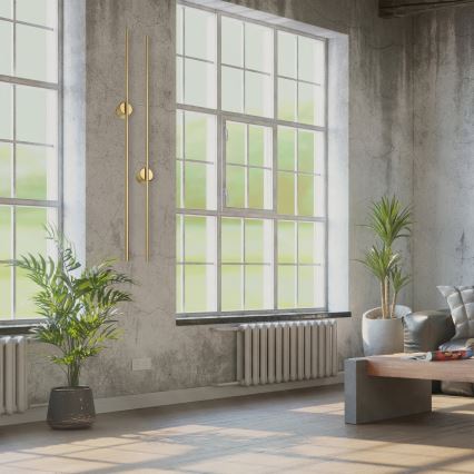 LED-wandlamp LANA LED/12W/230V 4000K mat goud