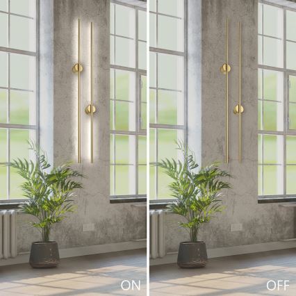 LED-wandlamp LANA LED/12W/230V 4000K mat goud