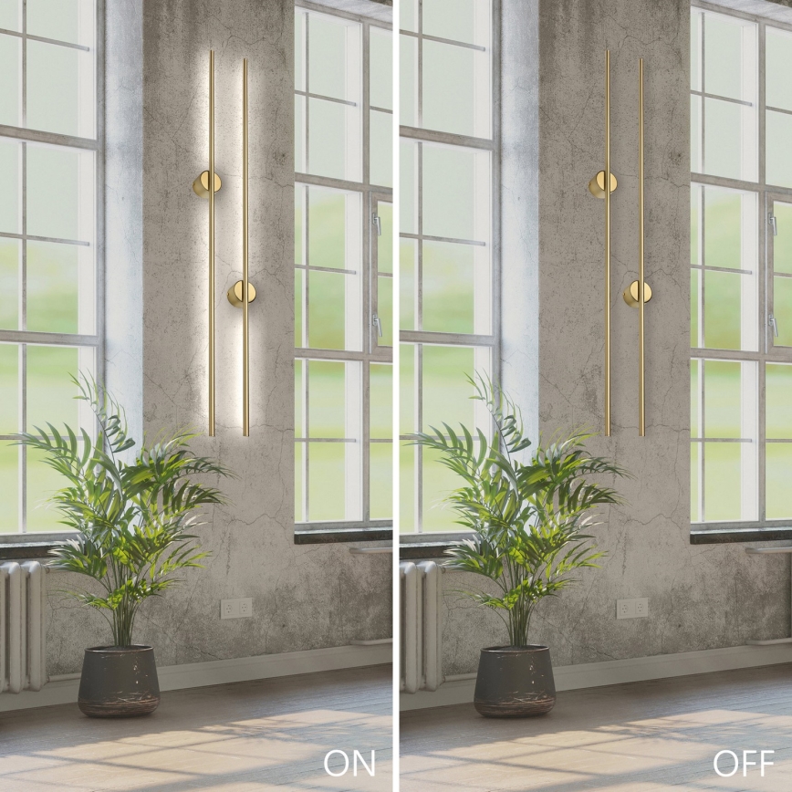 LED-wandlamp LANA LED/12W/230V 4000K mat goud