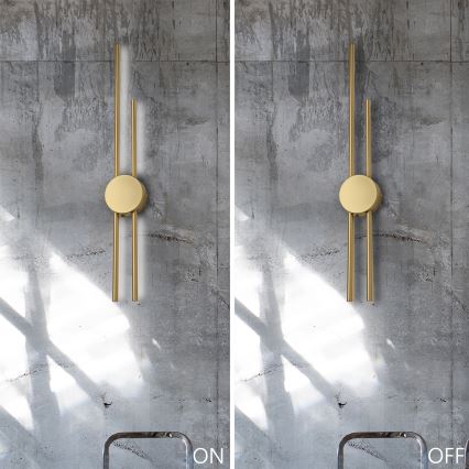 LED Wandlamp LANA LED/15W/230V 4000K mat goud