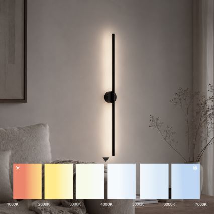 LED-wandlamp LANA LED/7W/230V 4000K zwart