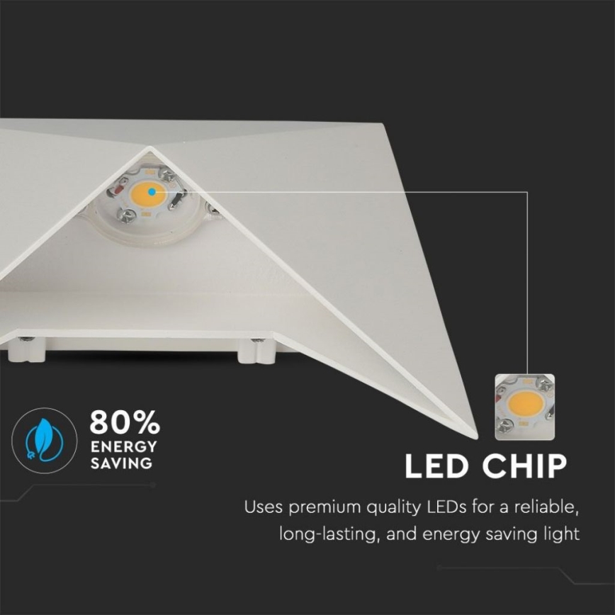 LED-wandlamp LED/5W/230V 4000K IP65 wit