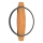 LED-wandlamp MELISA LED/12W/230V grenen
