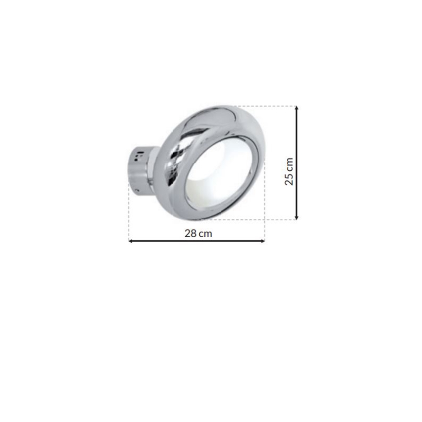 LED Wandlamp MERCURIO 1xLED/12W/230V