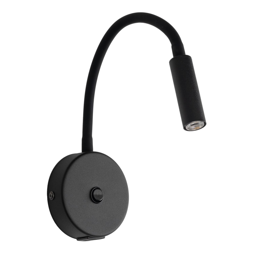 LED Wandlamp met USB port LAGOS 1xG9/3W/5V 4000K zwart