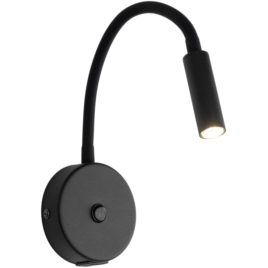 LED Wandlamp met USB port LAGOS 1xG9/3W/5V 4000K zwart
