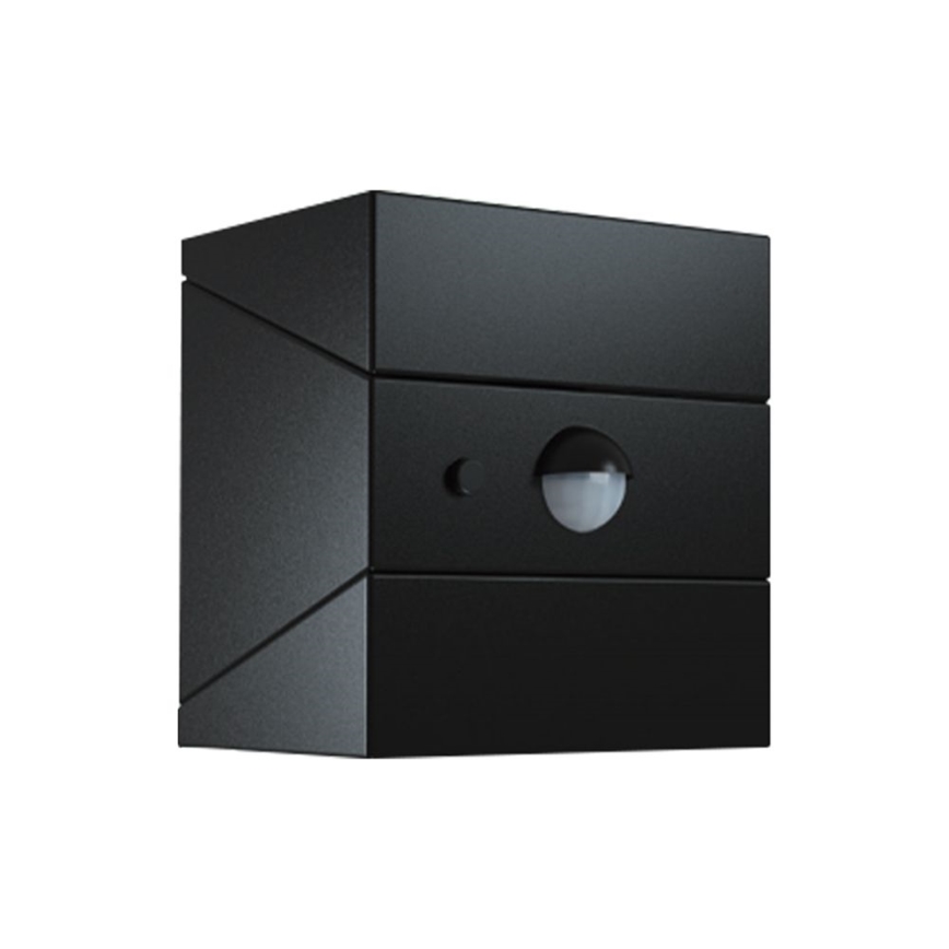 LED-wandlamp op zonne-energie met sensor LED/2,5 W/3,7 V 3000/4000/6000 K IP65 1200 mAh zwart