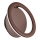 LED-wandlamp PALERMO LED/16W/230V bruin