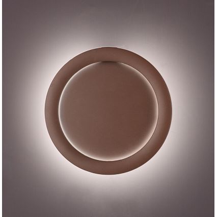 LED-wandlamp PALERMO LED/16W/230V bruin