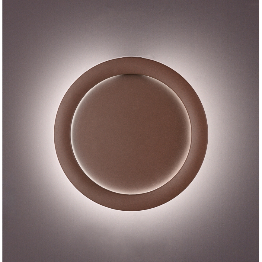 LED-wandlamp PALERMO LED/16W/230V bruin
