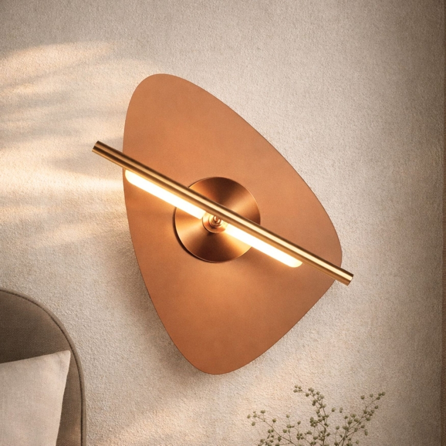 LED-wandlamp RELAX LED/5W/230V goud/rookbruin