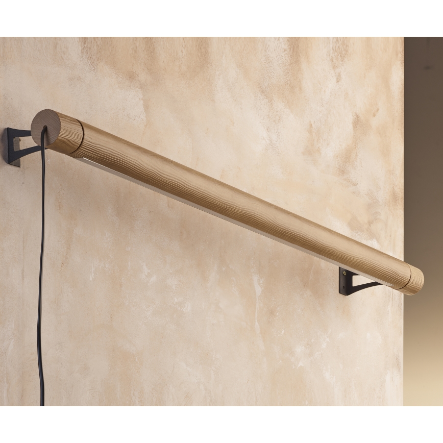 LED Wandlamp ROLLO LED/30W/230V hout