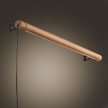 LED Wandlamp ROLLO LED/30W/230V hout