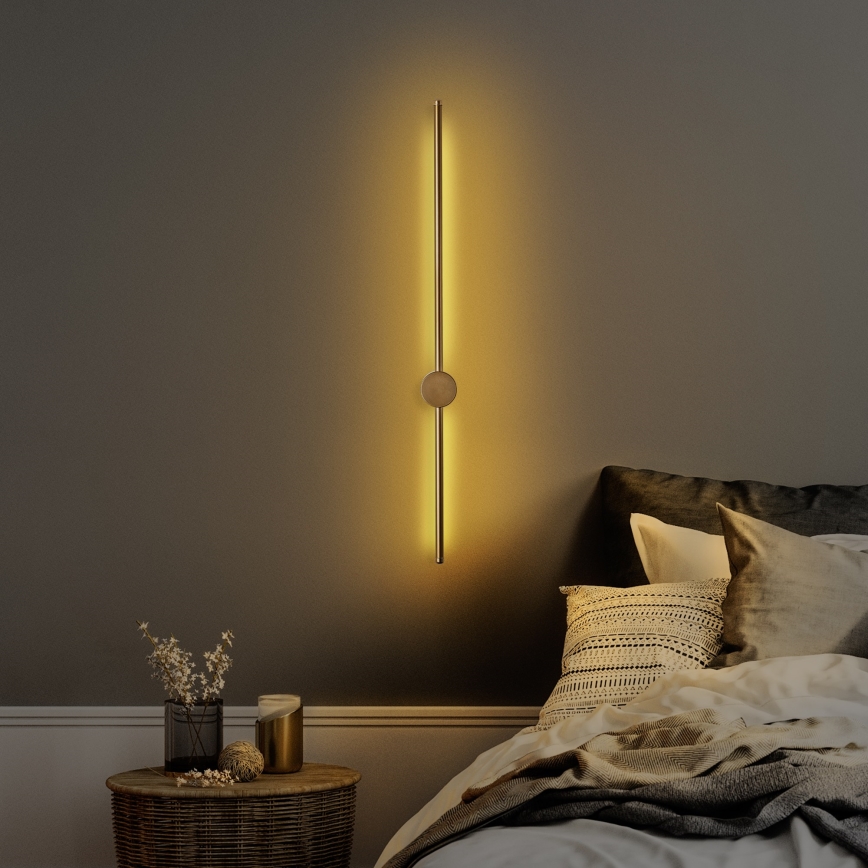 LED-wandlamp SWORD LED/13W/230V 3000K mat goud