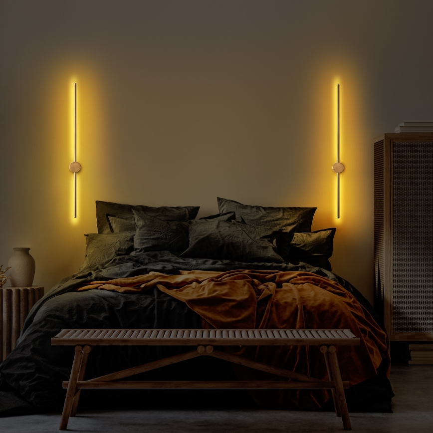 LED-wandlamp SWORD LED/13W/230V 3000K mat goud