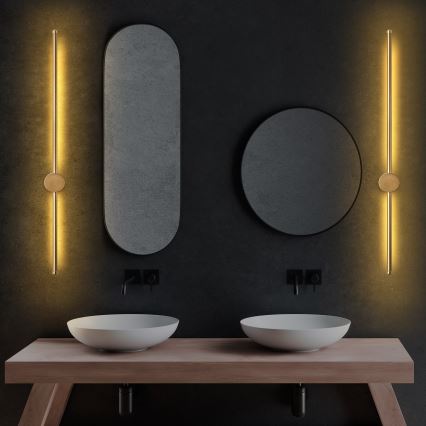 LED-wandlamp SWORD LED/13W/230V 3000K mat goud