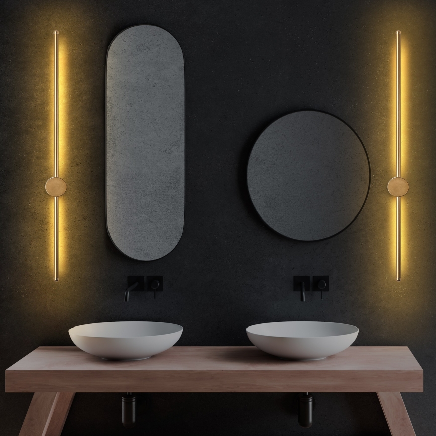LED-wandlamp SWORD LED/13W/230V 3000K mat goud