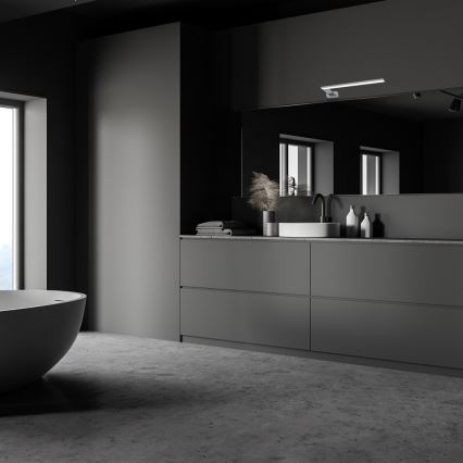 LED-wandlamp voor badkamer SHINE LED/11W/230V 45 cm IP44 glanzend chroom