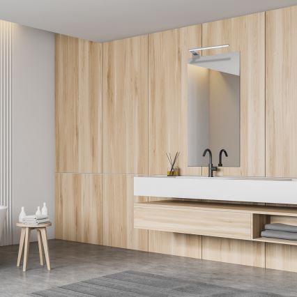 LED-wandlamp voor badkamer SHINE LED/11W/230V 45 cm IP44 glanzend chroom