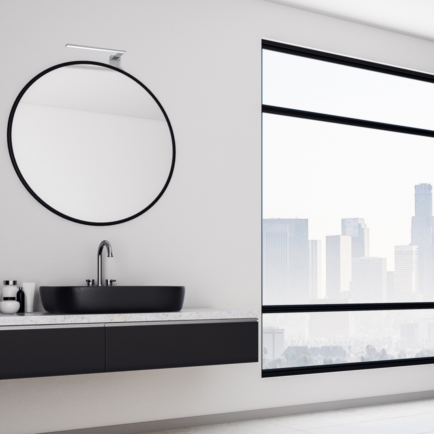 LED-wandlamp voor badkamer SHINE LED/11W/230V 45 cm IP44 glanzend chroom