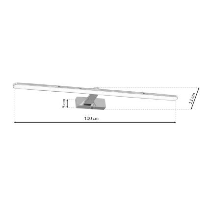 LED-wandlamp voor badkamer SPLASH LED/21W/230V IP44