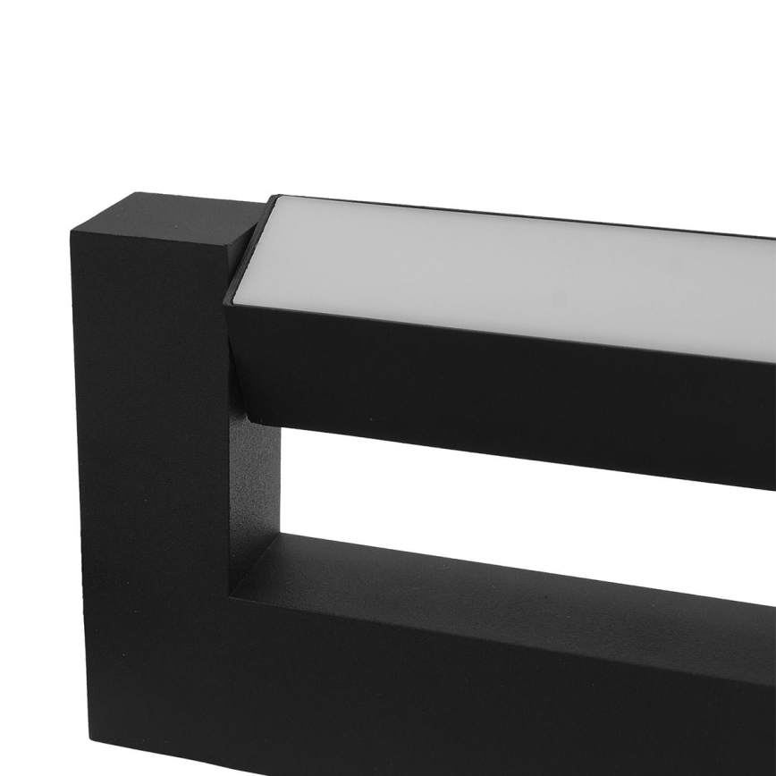 LED Flexibel Wandlamp voor buiten 2xLED/16W/230V IP54 90 cm zwart