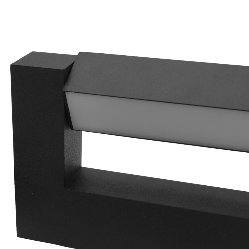 LED Flexibel Wandlamp voor buiten 2xLED/16W/230V IP54 90 cm zwart