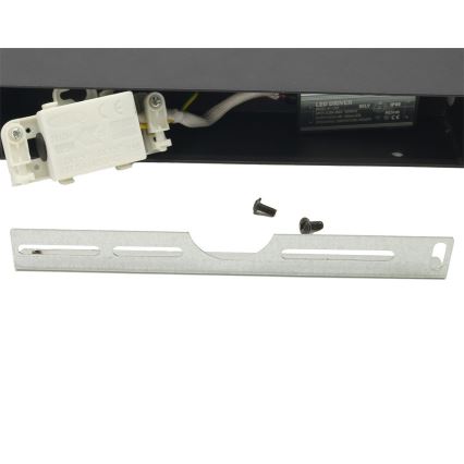 LED Flexibel Wandlamp voor buiten 2xLED/16W/230V IP54 90 cm zwart
