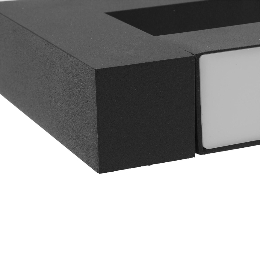 LED Flexibel Wandlamp voor buiten 2xLED/16W/230V IP54 90 cm zwart