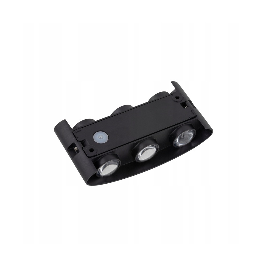 LED Wandlamp voor buiten ARROW 6xLED/1W/230V IP54 zwart