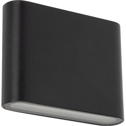 LED Wandlamp voor buiten ARWENA 2xLED/3W/230V IP54 zwart