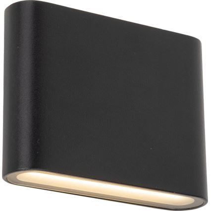 LED Wandlamp voor buiten ARWENA 2xLED/3W/230V IP54 zwart