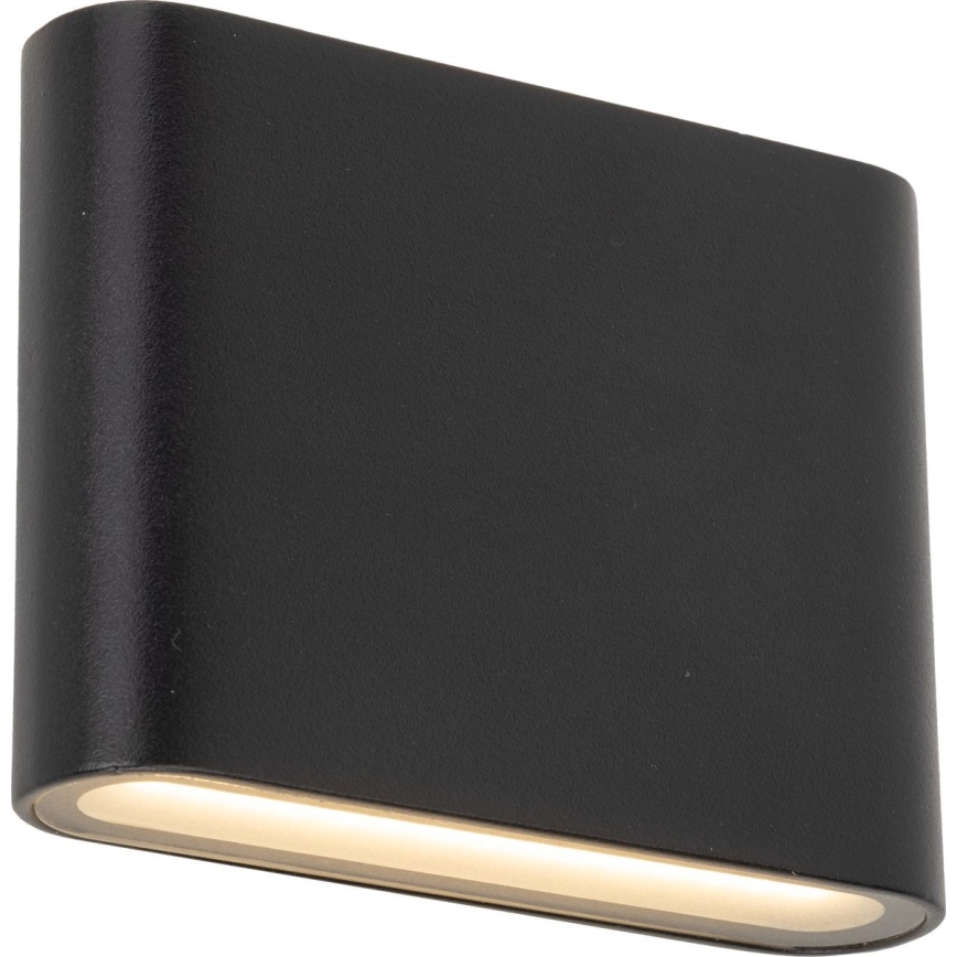 LED Wandlamp voor buiten ARWENA 2xLED/3W/230V IP54 zwart