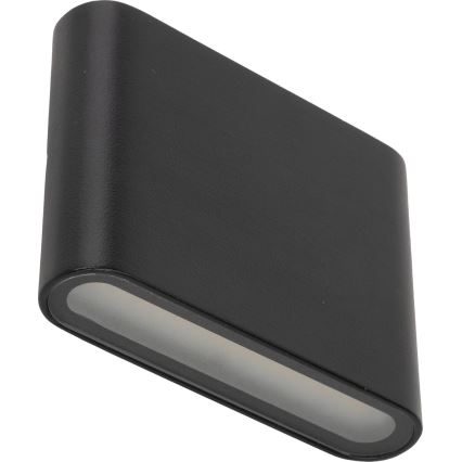 LED Wandlamp voor buiten ARWENA 2xLED/3W/230V IP54 zwart