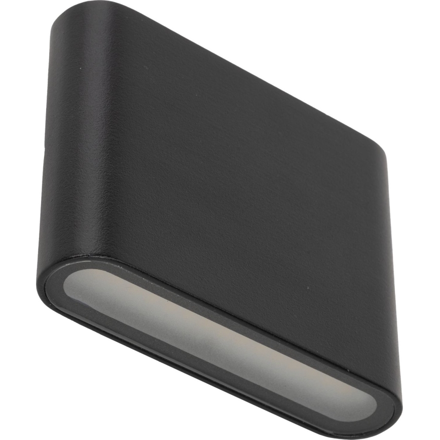 LED Wandlamp voor buiten ARWENA 2xLED/3W/230V IP54 zwart