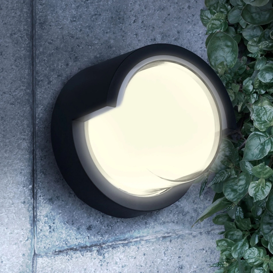 LED Wandlamp voor buiten ESSEN LED/10W/230V IP44 zwart