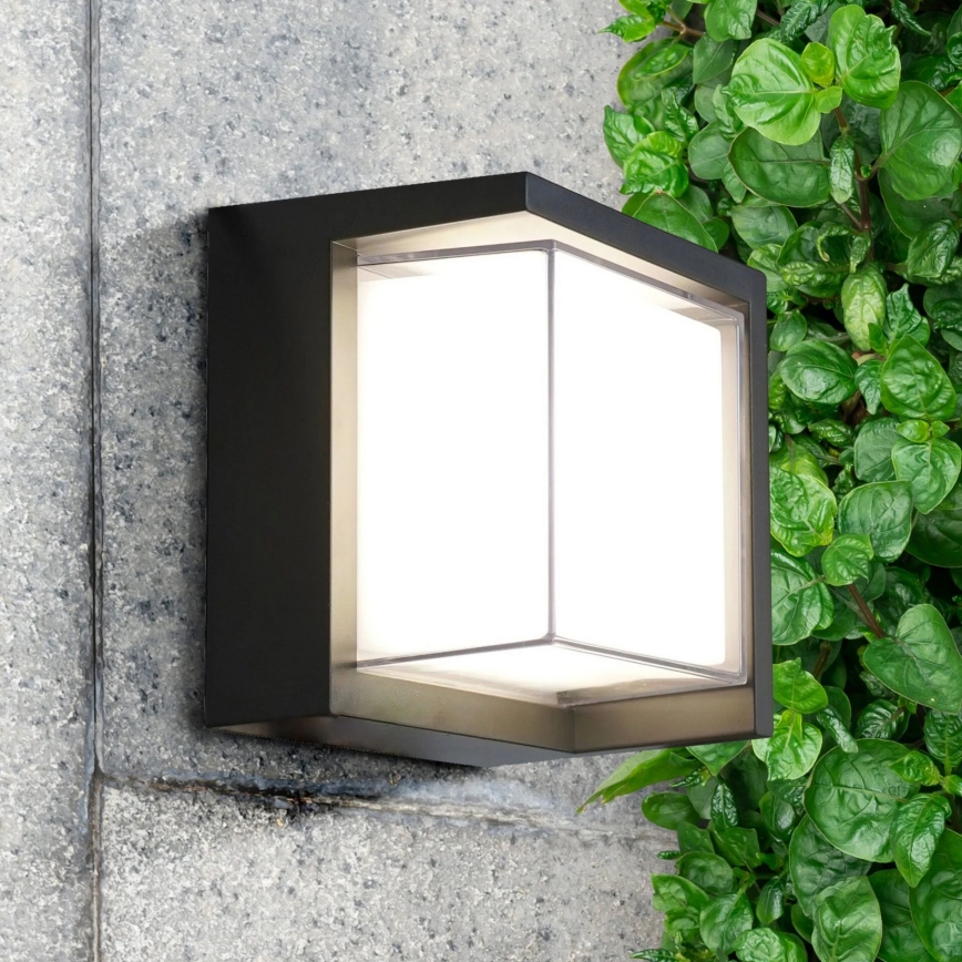 LED Wandlamp voor buiten ESSEN LED/12W/230V IP44 zwart
