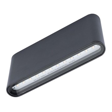 LED Wandlamp voor buiten FLOW 2xLED/6W/230V IP54 zwart