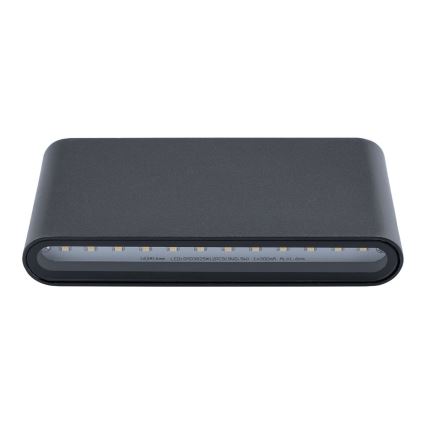 LED Wandlamp voor buiten FLOW 2xLED/6W/230V IP54 zwart
