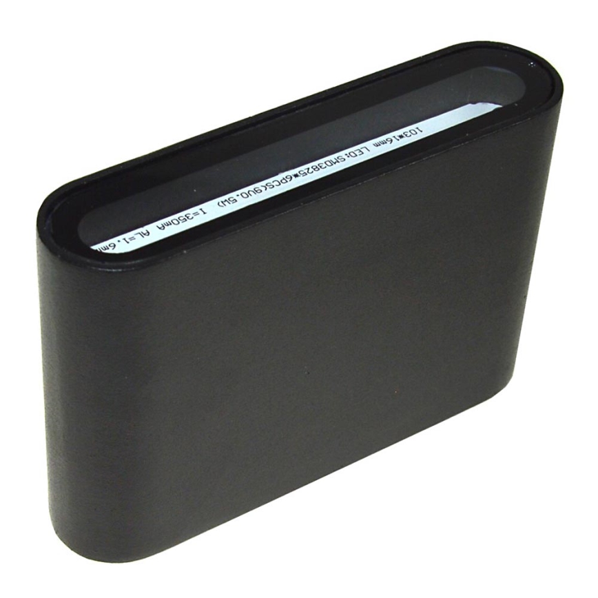 LED Wandlamp voor buiten FLOW LED/3W/230V IP54 zwart
