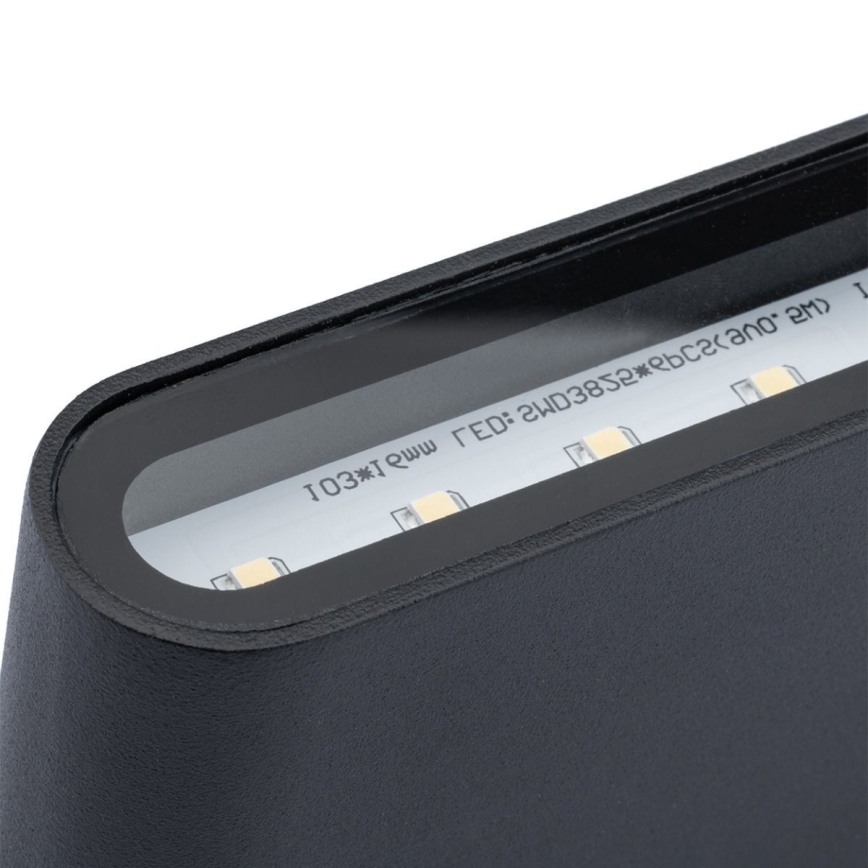 LED Wandlamp voor buiten FLOW LED/6W/230V IP54 zwart