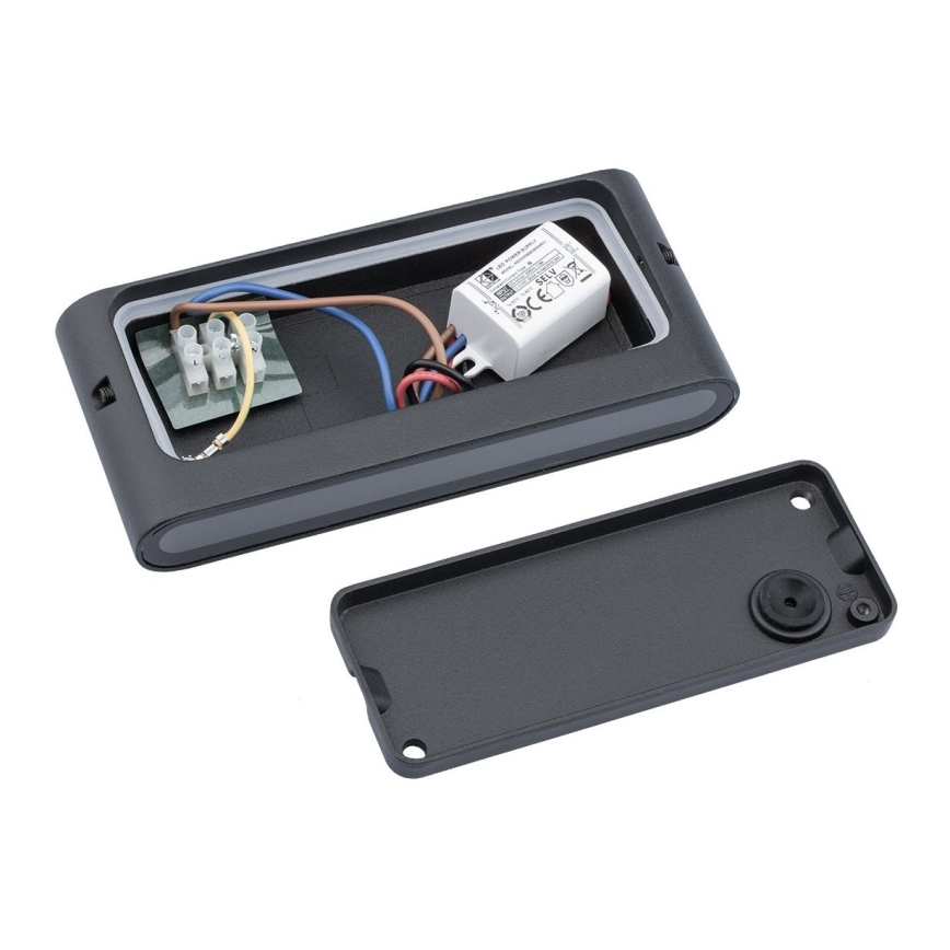 LED Wandlamp voor buiten FLOW LED/6W/230V IP54 zwart