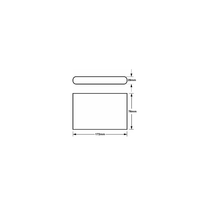 LED Wandlamp voor buiten FLOW LED/6W/230V IP54 zwart