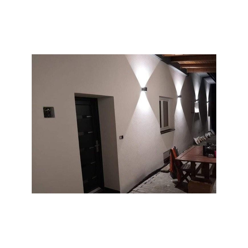 LED Wandlamp voor buiten LED/12W/230V IP54 wit