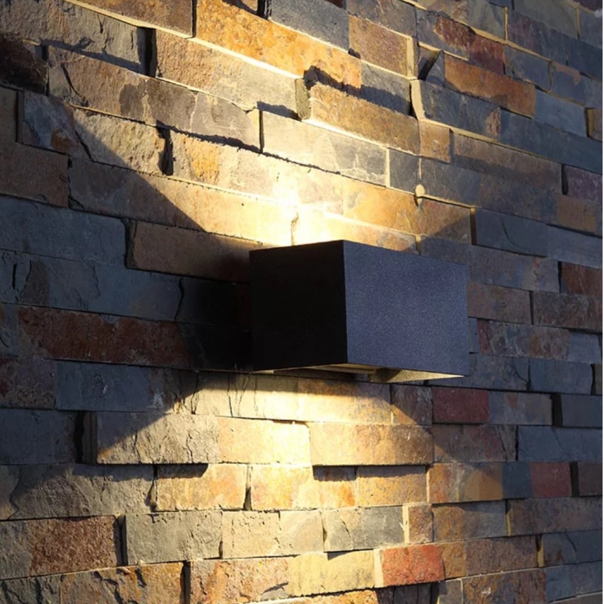 LED Wandlamp voor buiten LED/12W/230V IP54 zwart