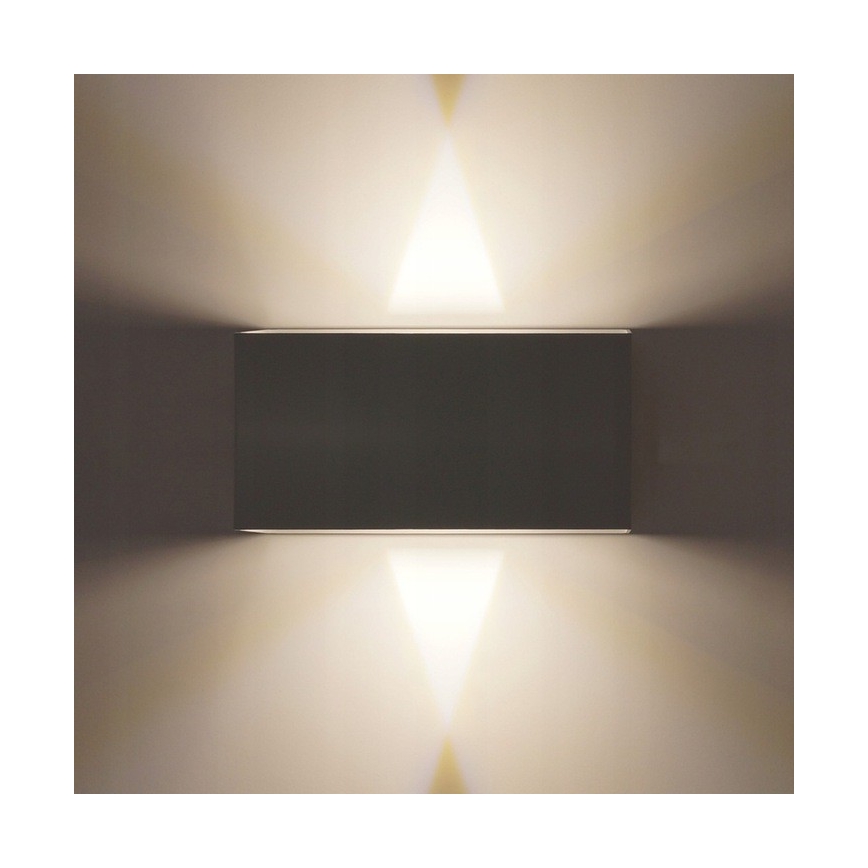 LED Wandlamp voor buiten LED/12W/230V IP54 zwart
