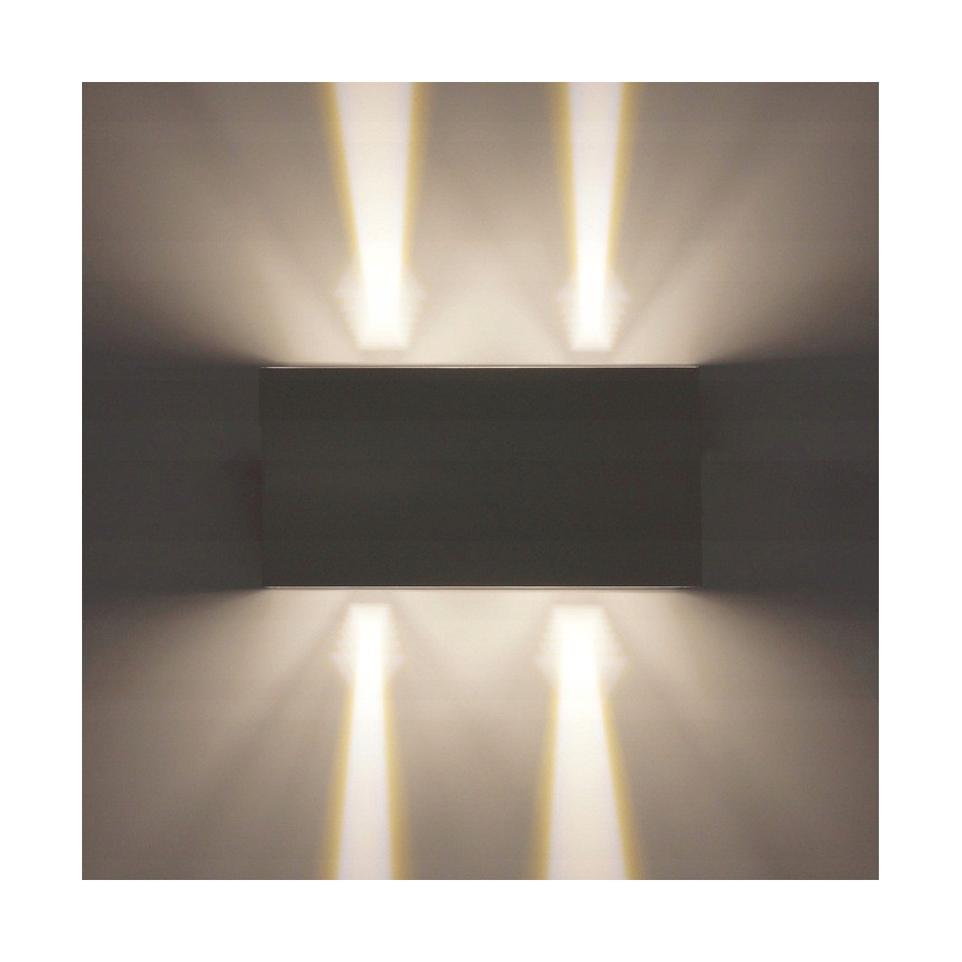 LED Wandlamp voor buiten LED/12W/230V IP54 zwart